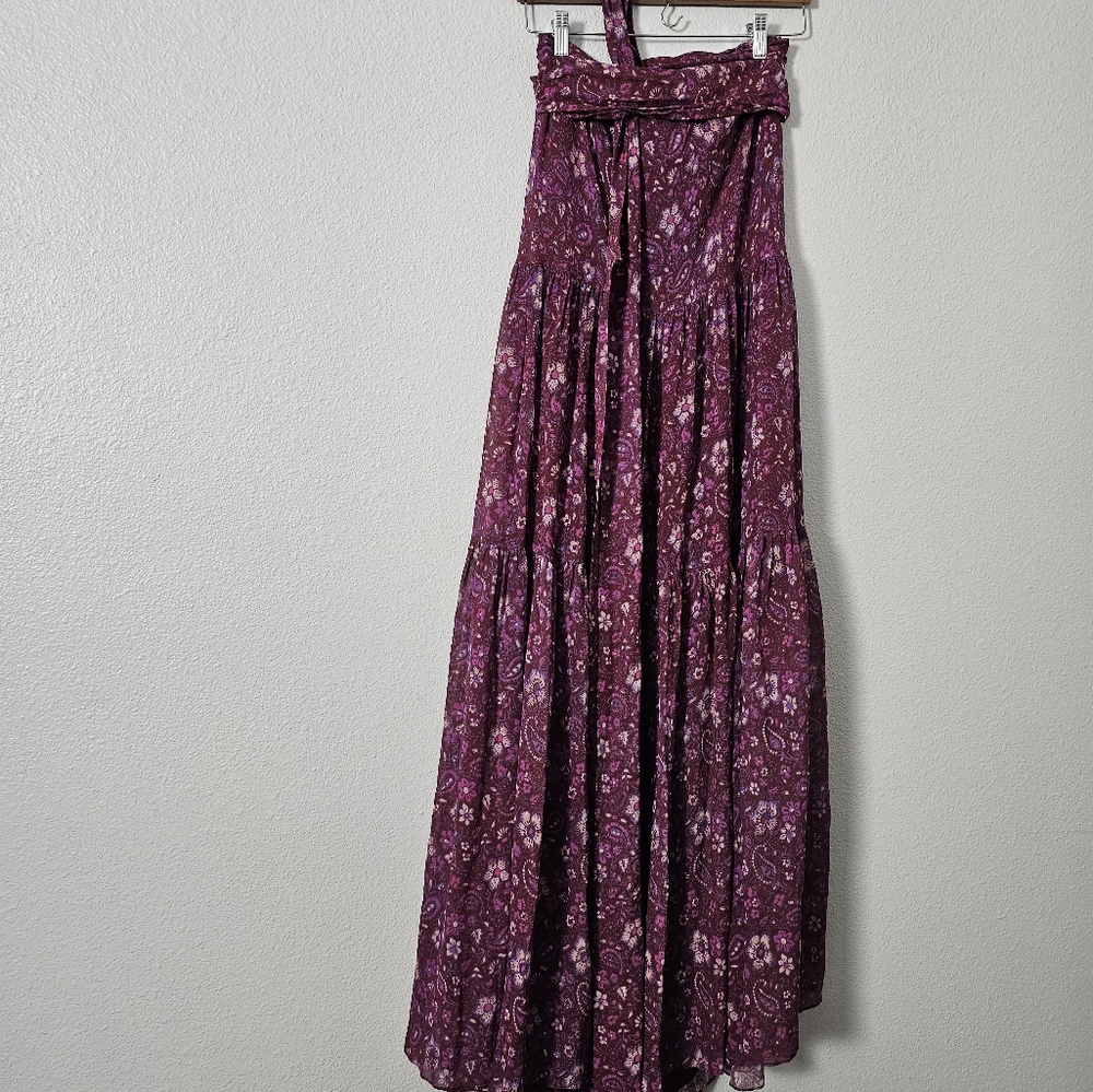 Ulla Johnson One Shoulder Midi Maxi Dress Silk Blend Sz S